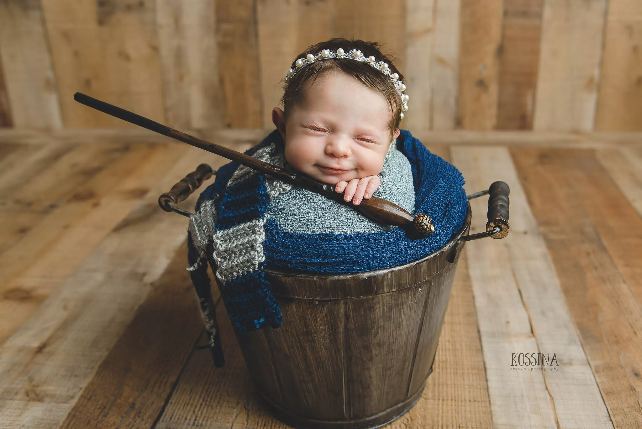 Ravenclaw Harry Potter Newborn Photo