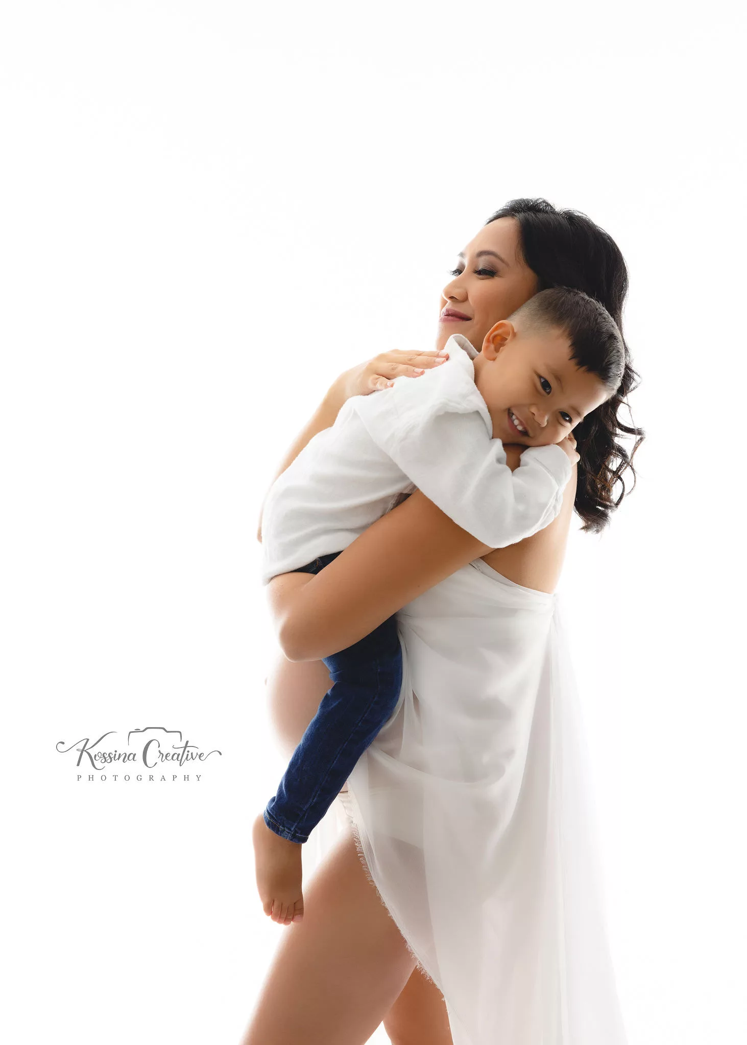 Orlando Maternity Photographer Photo Studio mother and son