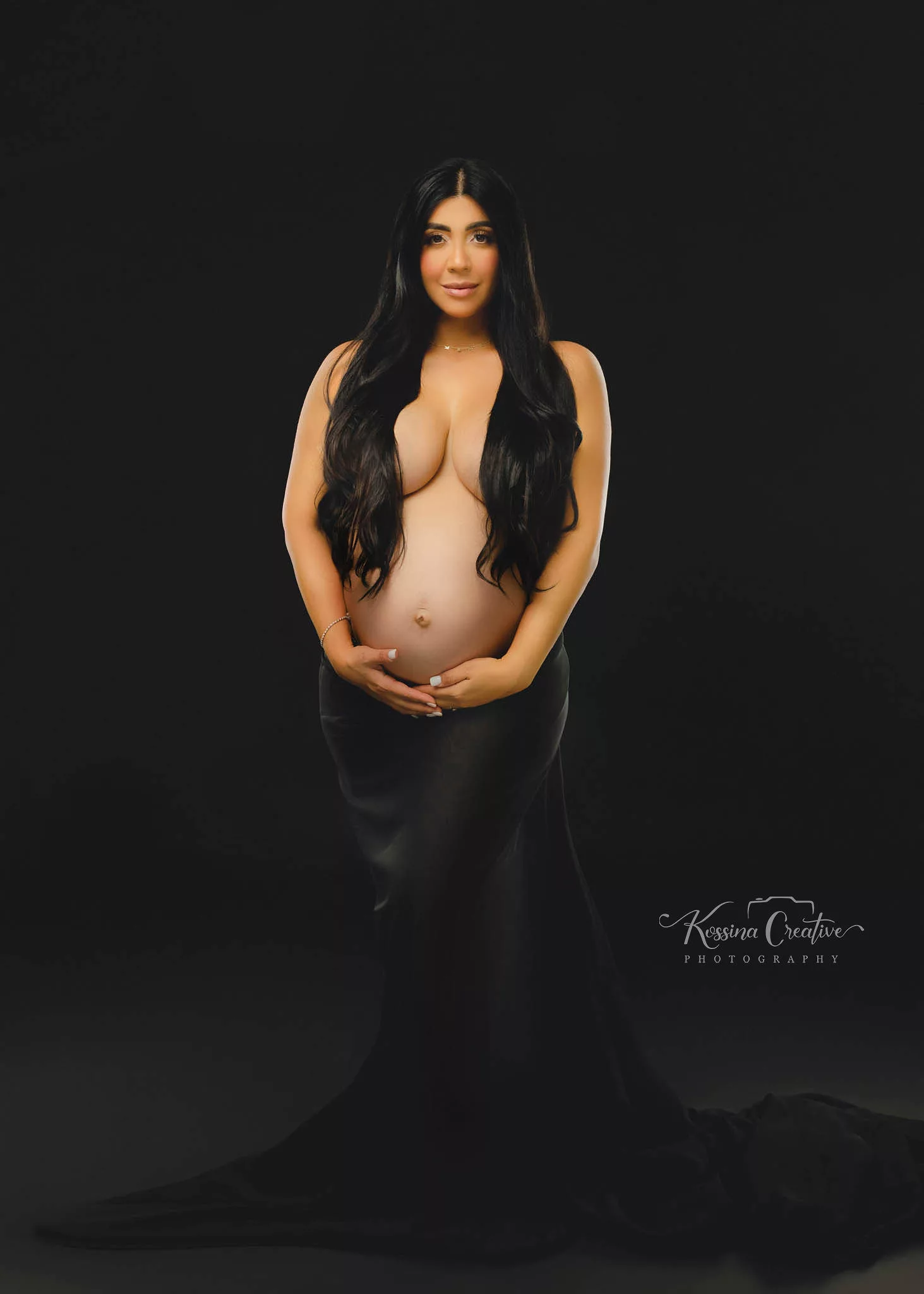 Orlando Maternity Photographer Photo Studio mermaid maternity boudoir