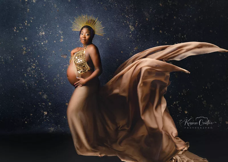 orlando maternity photographer studio gold crown