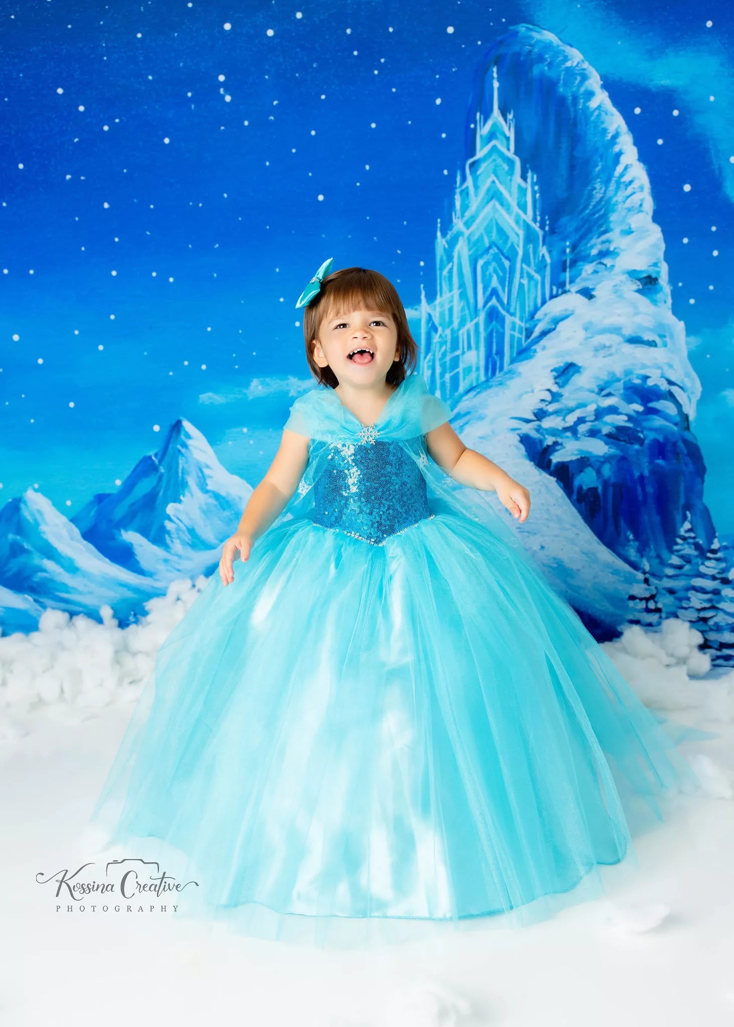 Orlando Family Photographer Birthday Photoshoot disney princess frozen elsa snow queen