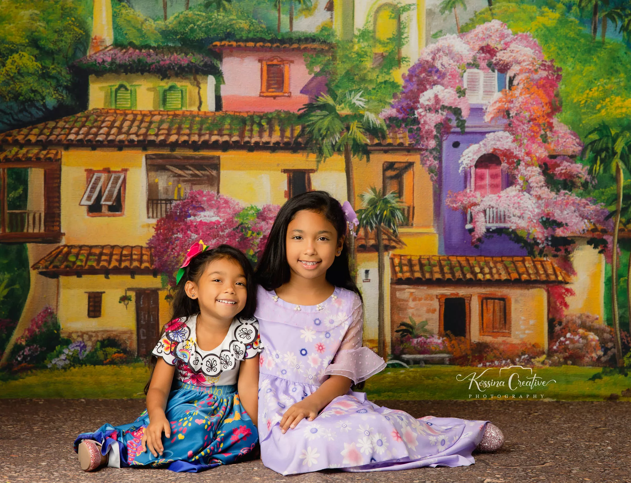Orlando Family Photographer Birthday Photoshoot disney encanto sisters mirabel and isabelle