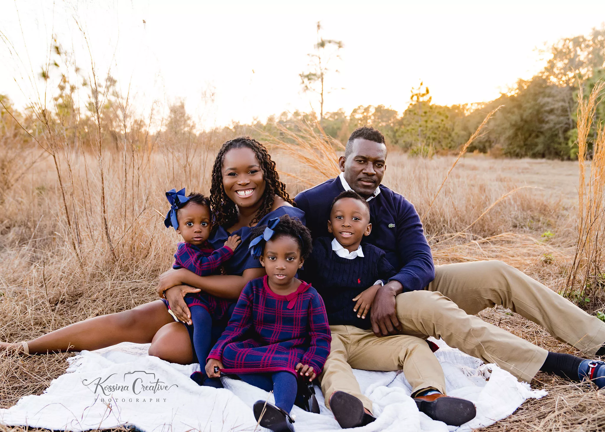 Orlando Family Photographer Family session sunset lake louisa